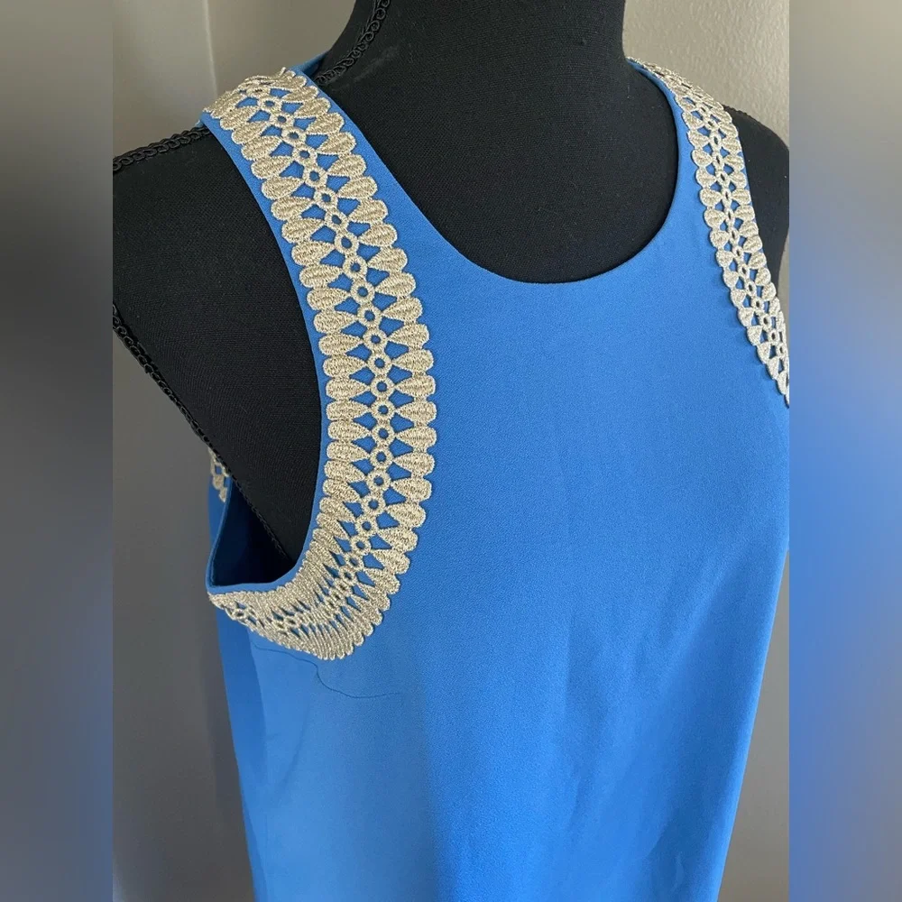 Lilly Pulitzer Amayah Blue Sleeveless Women's Swim Dress